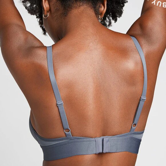 Negative Sieve Triangle Bra in Slate - Size 5 / XL - Picture 2 of 7